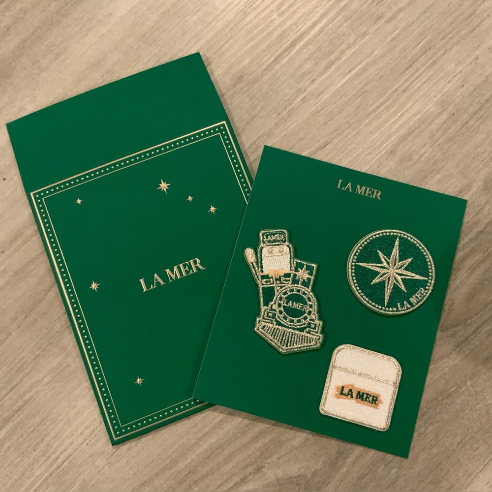 La Mer Green and White Patch Collection